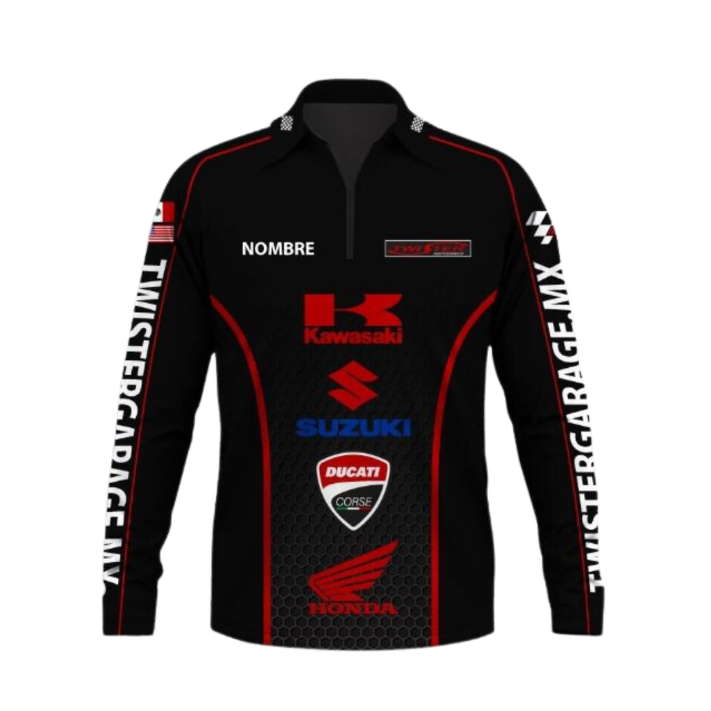 Camisa Superbikes Negra