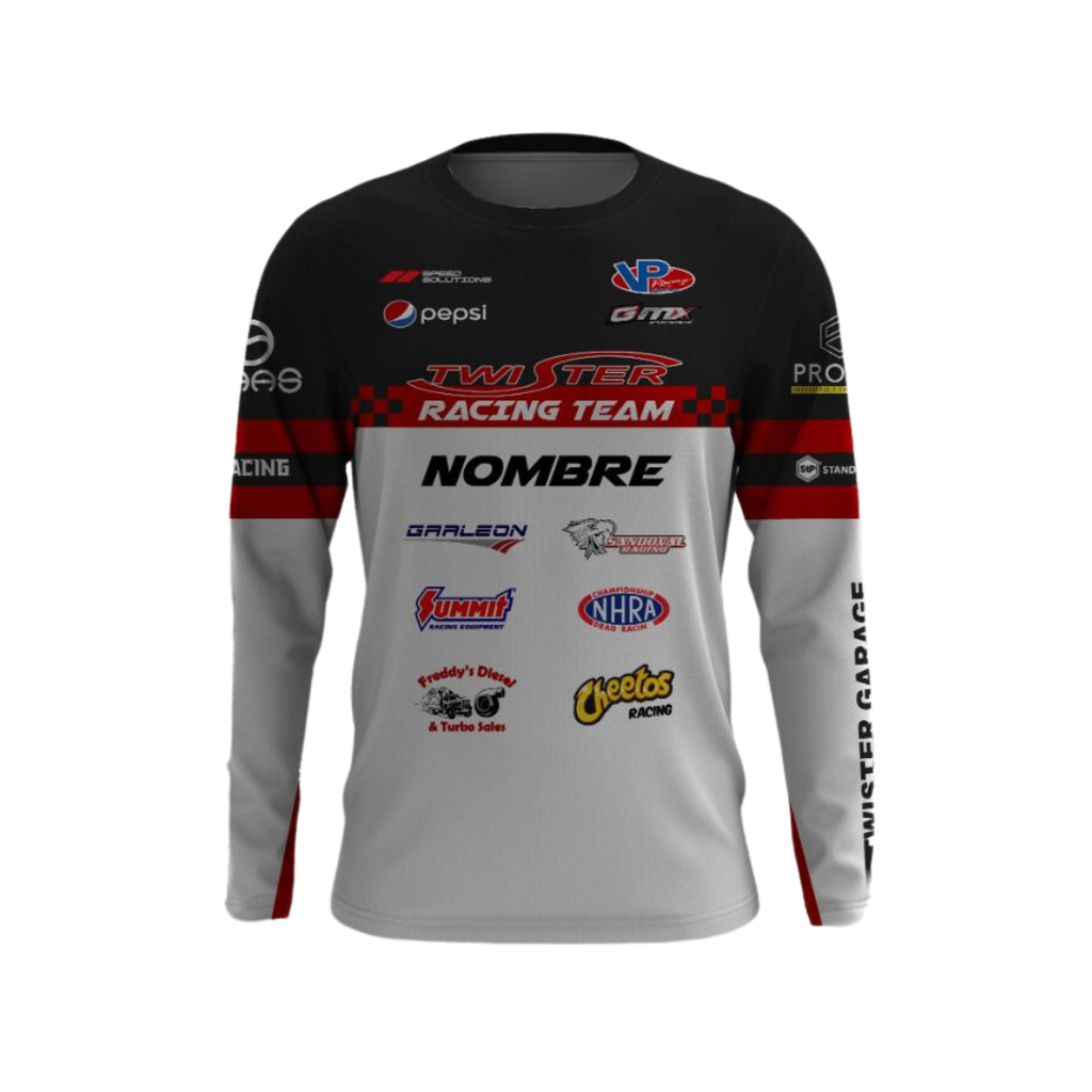 Camisa Racing Team Blanca