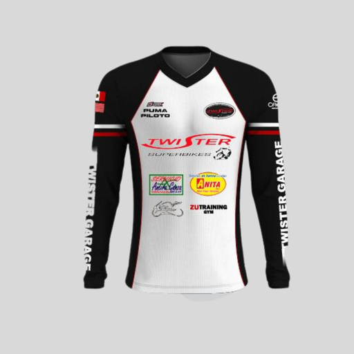 Camisa Superbikes Blanca